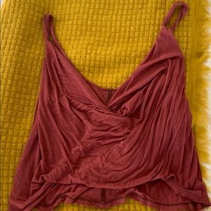 Twist front FREE PEOPLE cropped tank